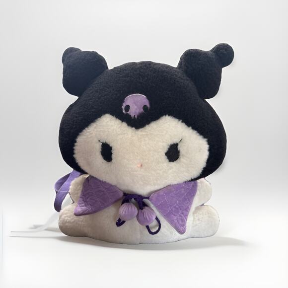 Kuromi Plush Backpack Sanrio Hello Kitty Cinnamoroll Melody Cat Purse Kawaii 14”